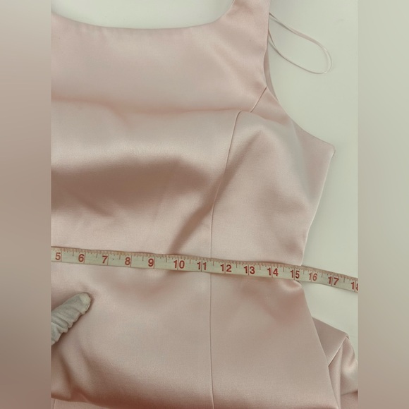 Astr The Label Alisanne Boatneck Satin Mini Formal Dress Pink Sz M NWT - Picture 13 of 13
